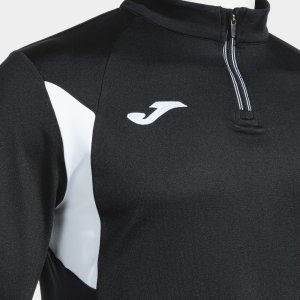 JOMA LONG SLEEVE SHIRT WINNER III BLACK-WHITE