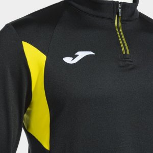 JOMA LONG SLEEVE SHIRT WINNER III BLACK-YELLOW