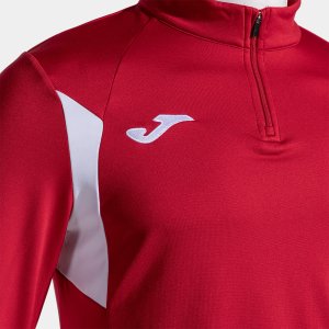 JOMA LONG SLEEVE SHIRT WINNER III RED-WHITE