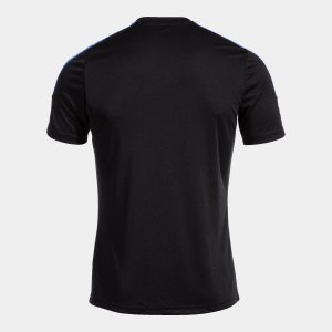 JOMA OLIMPIADA ALL SPORT SHORT SLEEVE T-SHIRT BLACK ROYAL
