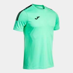 JOMA OLIMPIADA ALL SPORT SHORT SLEEVE T-SHIRT GREEN BLACK