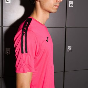JOMA OLIMPIADA ALL SPORT SHORT SLEEVE T-SHIRT FUCHSIA BLACK
