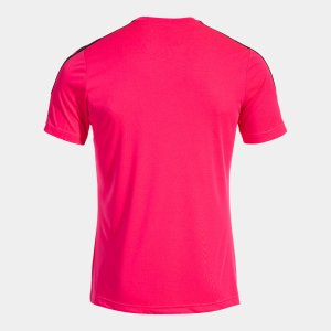 JOMA OLIMPIADA ALL SPORT SHORT SLEEVE T-SHIRT FUCHSIA BLACK