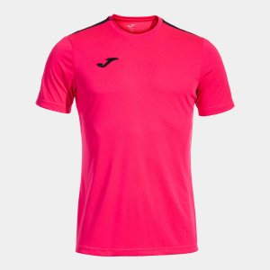 JOMA OLIMPIADA ALL SPORT SHORT SLEEVE T-SHIRT FUCHSIA BLACK