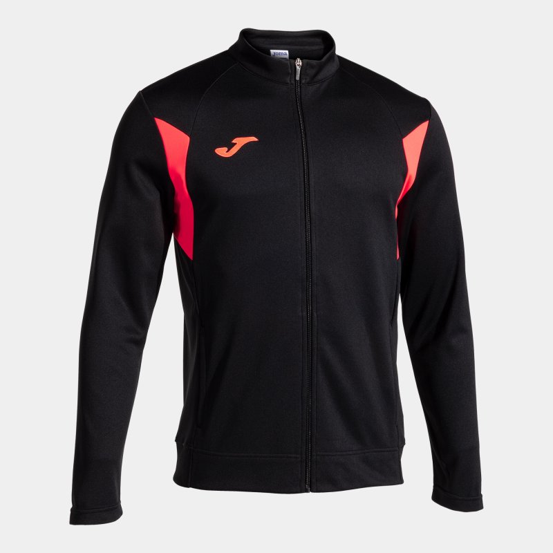 JOMA JACKET MAN WINNER III BLACK FLUORESCENT CORAL