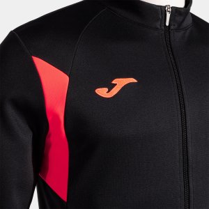 JOMA JACKET MAN WINNER III BLACK FLUORESCENT CORAL