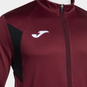 JOMA JACKET MAN WINNER III BURGUNDY BLACK