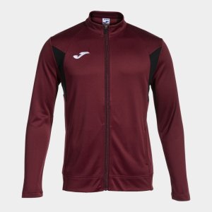 JOMA JACKET MAN WINNER III BURGUNDY BLACK