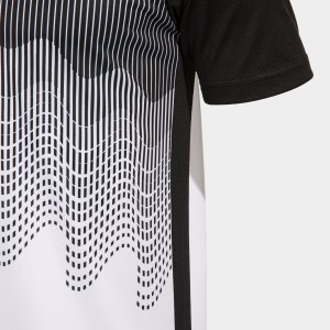 JOMA SHIRT SHORT SLEEVE MAN TIGER VI WHITE BLACK