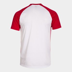 JOMA SHIRT SHORT SLEEVE MAN TIGER VI WHITE RED