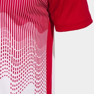 JOMA SHIRT SHORT SLEEVE MAN TIGER VI WHITE RED