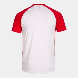 JOMA SHIRT SHORT SLEEVE MAN TIGER VI WHITE RED