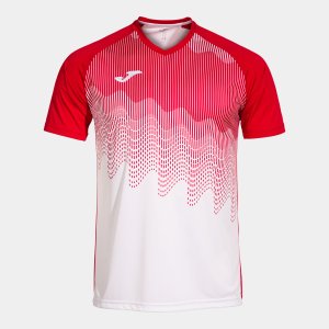 JOMA SHIRT SHORT SLEEVE MAN TIGER VI WHITE RED