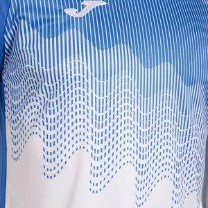 JOMA SHIRT SHORT SLEEVE MAN TIGER VI WHITE ROYAL BLUE