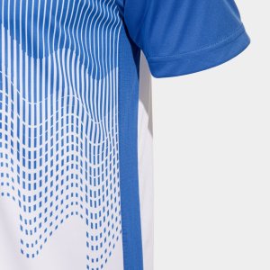 JOMA SHIRT SHORT SLEEVE MAN TIGER VI WHITE ROYAL BLUE