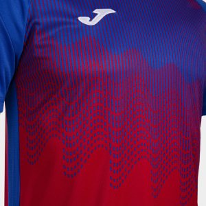 JOMA SHIRT SHORT SLEEVE MAN TIGER VI RED ROYAL BLUE
