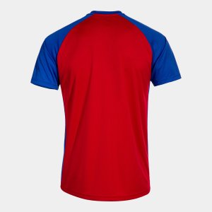 JOMA SHIRT SHORT SLEEVE MAN TIGER VI RED ROYAL BLUE