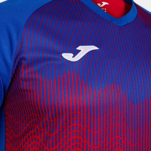 JOMA SHIRT SHORT SLEEVE MAN TIGER VI RED ROYAL BLUE