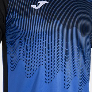 JOMA SHIRT SHORT SLEEVE MAN TIGER VI ROYAL BLUE BLACK