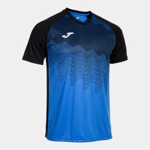 JOMA SHIRT SHORT SLEEVE MAN TIGER VI ROYAL BLUE BLACK