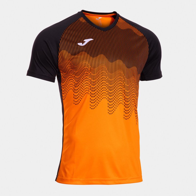 JOMA SHIRT SHORT SLEEVE MAN TIGER VI ORANGE BLACK