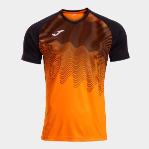 JOMA SHIRT SHORT SLEEVE MAN TIGER VI ORANGE BLACK