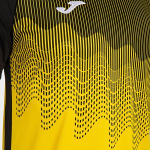 JOMA SHIRT SHORT SLEEVE MAN TIGER VI YELLOW BLACK