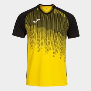 JOMA SHIRT SHORT SLEEVE MAN TIGER VI YELLOW BLACK