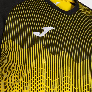 JOMA SHIRT SHORT SLEEVE MAN TIGER VI YELLOW BLACK
