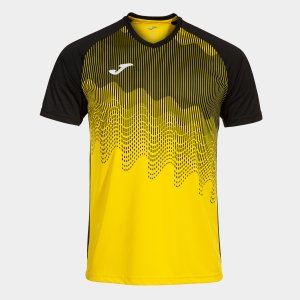 JOMA SHIRT SHORT SLEEVE MAN TIGER VI YELLOW BLACK